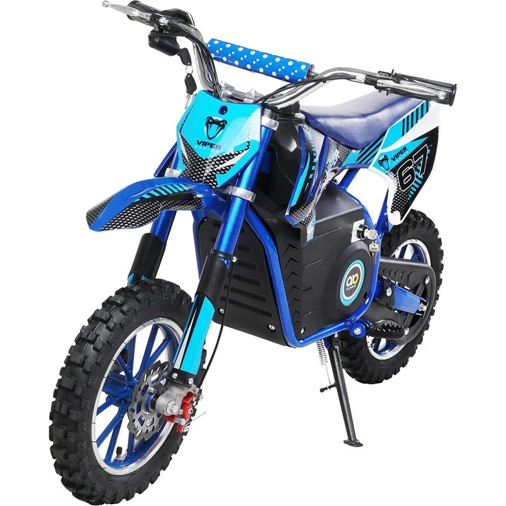 Kinder Mini Enduro Crossbike Viper Elektro 1000 Watt Motorcrossbike Pocketbike (Blau) – Bild 1