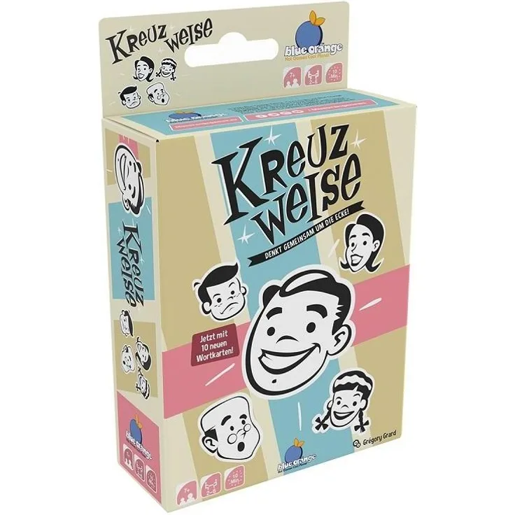Asmodee BLOD0105 - Kreuzweise, Wortspiel, Partyspiel, Blue Orange