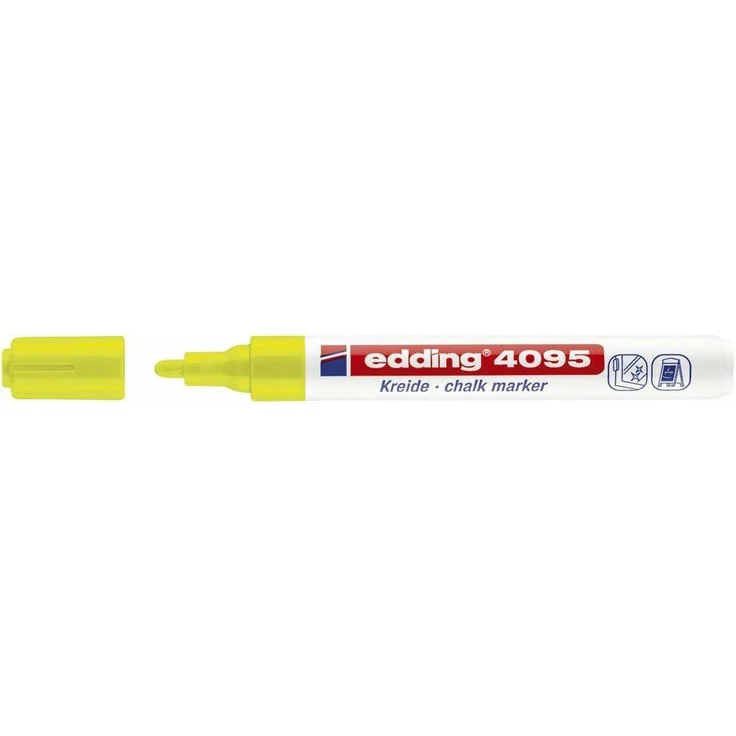 Edding 4095 | Kreidemarker 2-3mm Neongelb – Bild 1