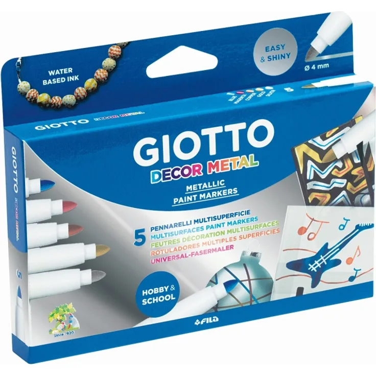Lyra Giotto Fasermaler Decor Metallic
