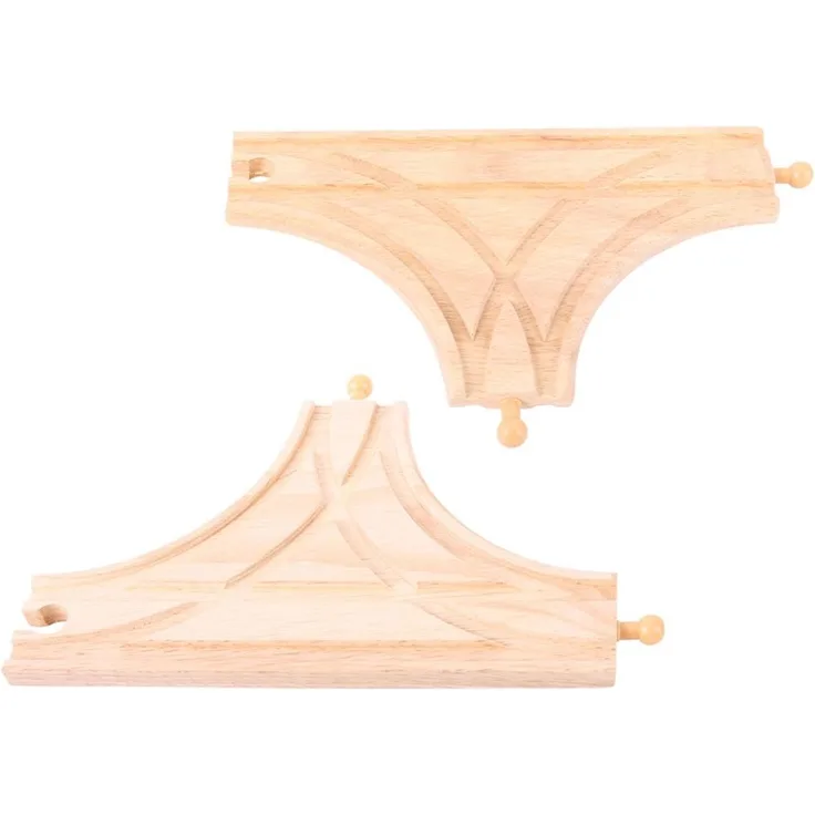 Bigjigs Rail T-Kreuzung (Pack von 2)