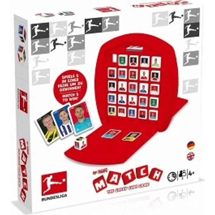 Winning Moves 47131 - Top Trumps Match Bundesliga Edition, Strategiespiel