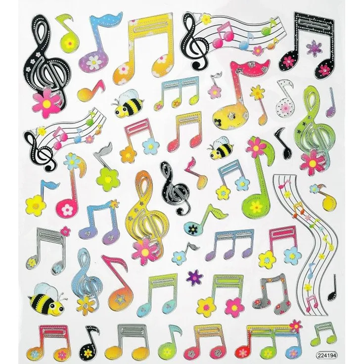 Design Sticker Folie Noten