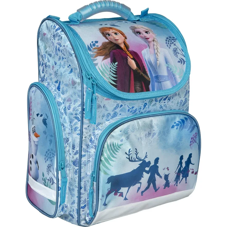 Undercover Disney's FROZEN DIE EISKÖNIGIN Schulranzen Clou Modell für Mädchen inkl. Federmappe, Schlamper, Turn- und Geldbeutel (5-teiliges Grundset)