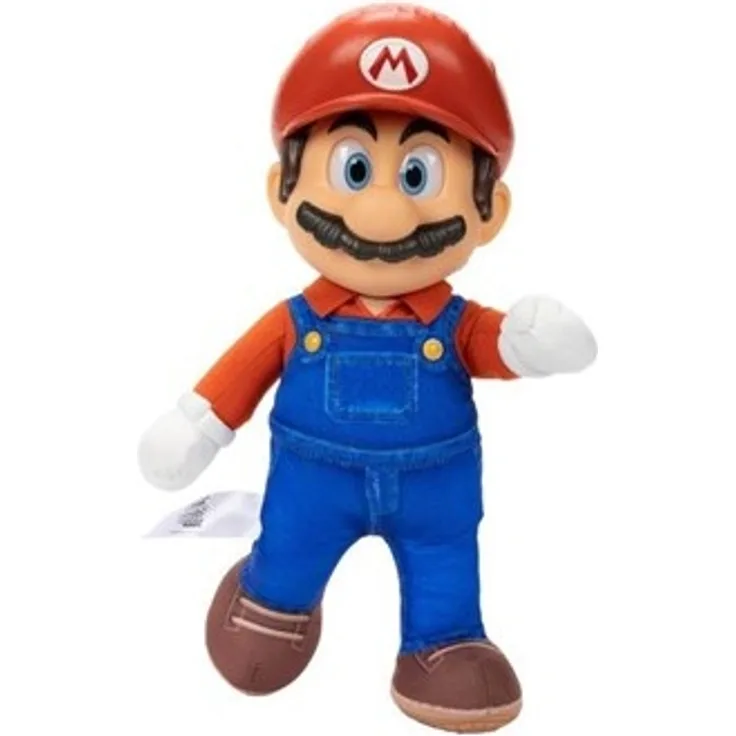Jakks Super Mario Movie Premium Posable Plush 35. 5cm Mario