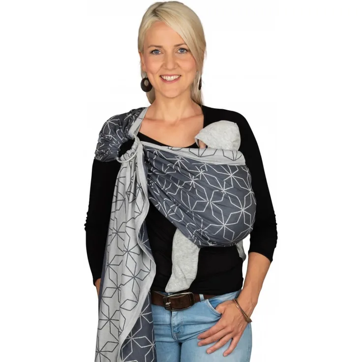 Hoppediz 'Ring-Sling Malmö' Tragetuch denim