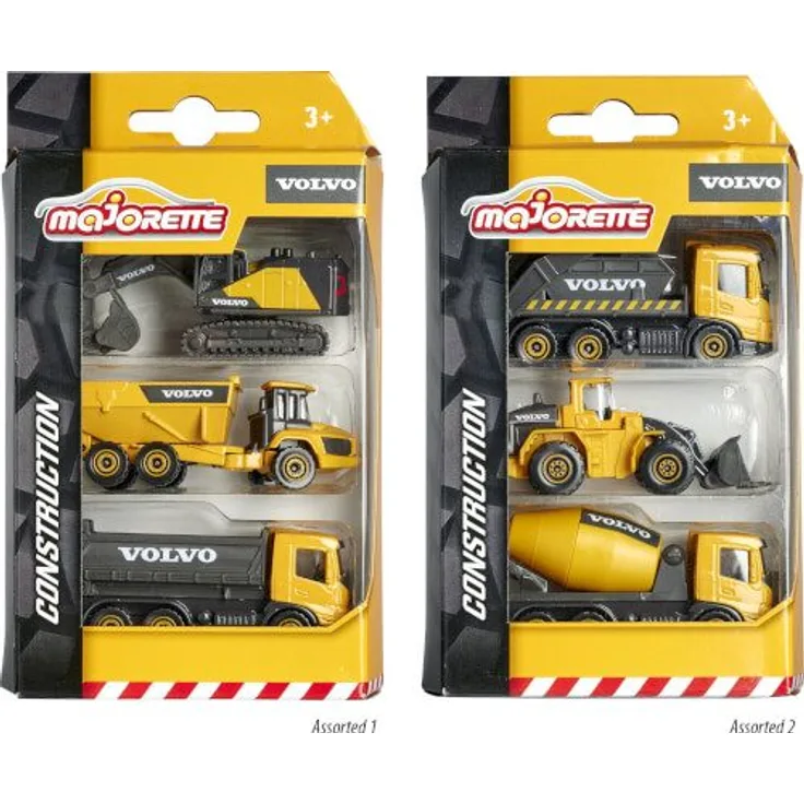 Volvo 3 Pieces Set, sortiert, 1x Set, zufällige Auswahl
