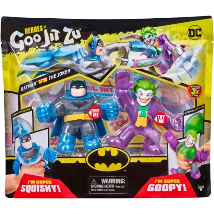 Goo Jit Zu DC TWO PACK BATMAN VS JOKER