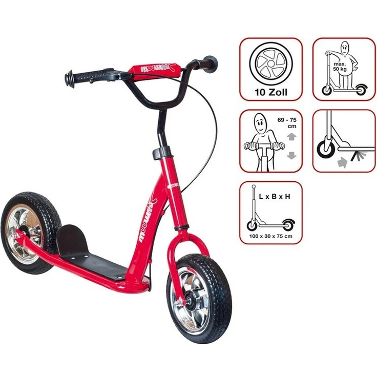 muuwmi Roller Sunny 10" rot – Bild 2