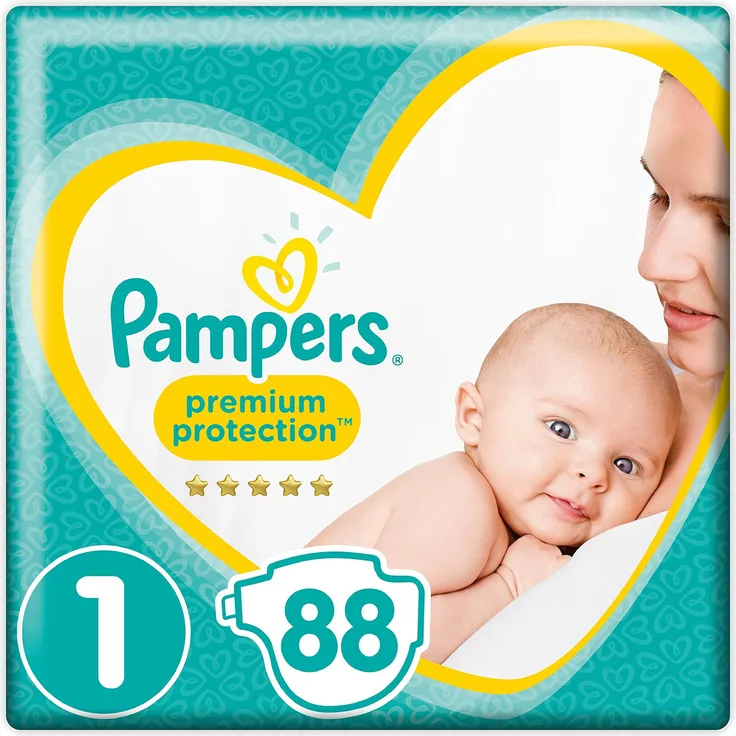 Pampers - New Baby Größe 1 (88 Stück) - Preisvergleich