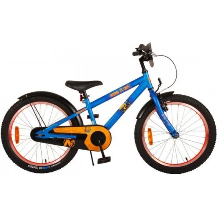 NERF Kinderfahrrad, 20 Zoll, 26,7 cm, Jungen, Rücktrittbremse, Blau/Orange