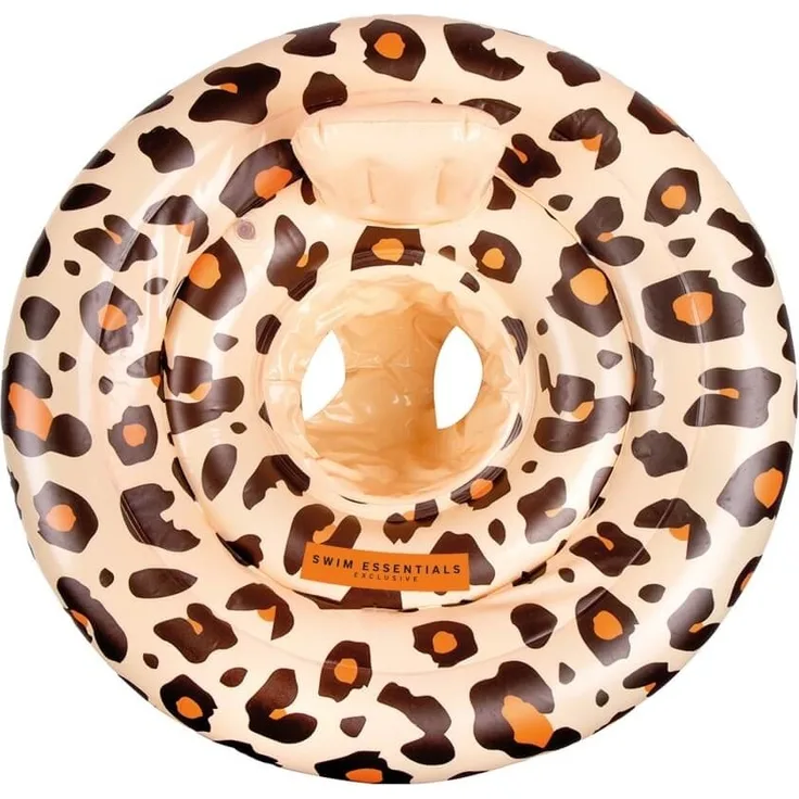 Swim Essentials Babyschwimmer - Aufblasbarer Babyschwimmsitz Design Leopard B.