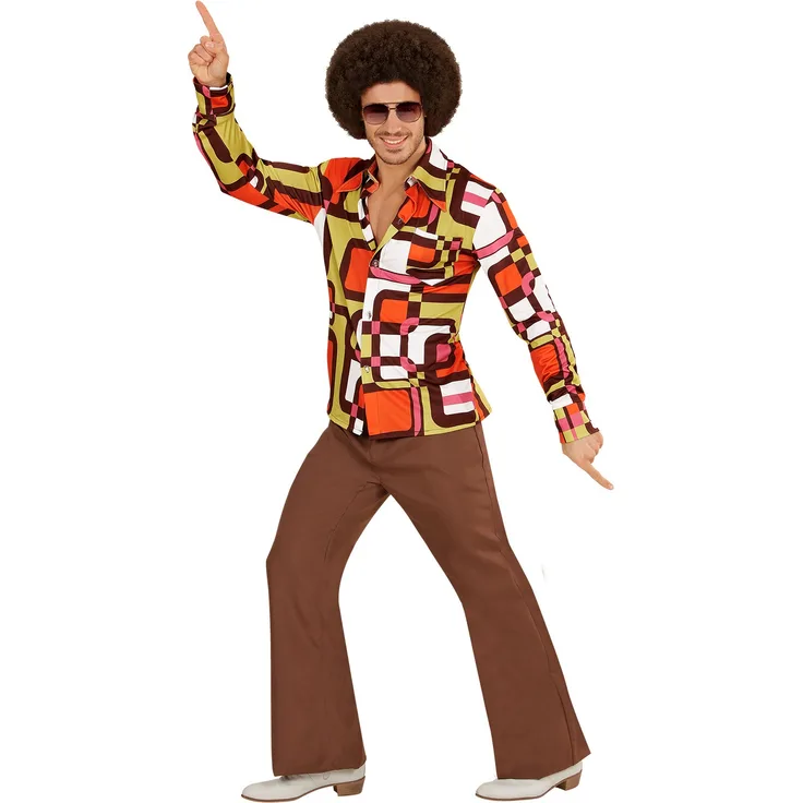 Groovy 70er Jahre Hemd Herren Schlager Gr. S/M - XXL - Tubes Gr. XXL - Tubes