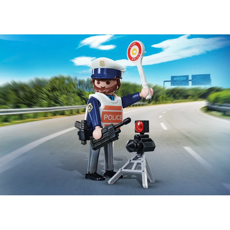 PLAYMOBIL City Action 71201 'Verkehrspolizist', 10 Teile, ab 4 Jahren – Bild 2