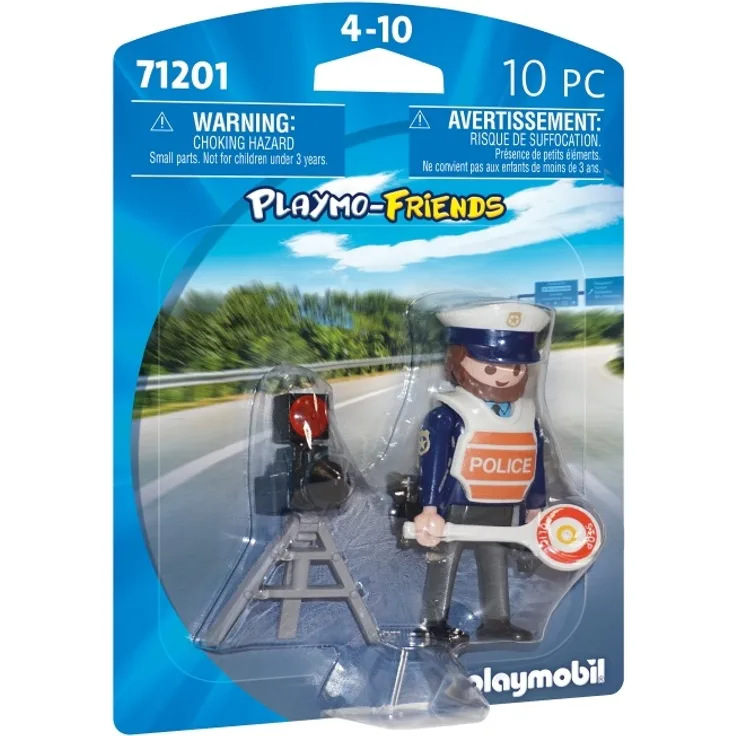 PLAYMOBIL City Action 71201 'Verkehrspolizist', 10 Teile, ab 4 Jahren