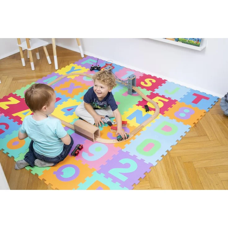 KIDUKU 86 tlg Puzzlematte Spielteppich Kinderteppich – Bild 3