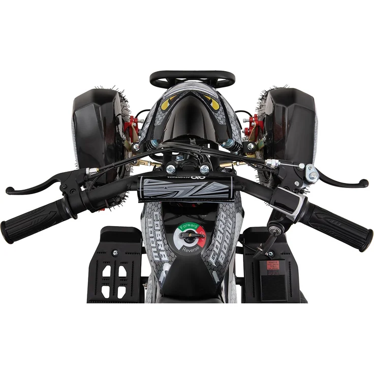 Elektro-Kinderquad Cobra Pocket Mini Quad Kinder ATV Miniquad 800 Watt ab 5 J. (Grau/Schwarz) – Bild 7