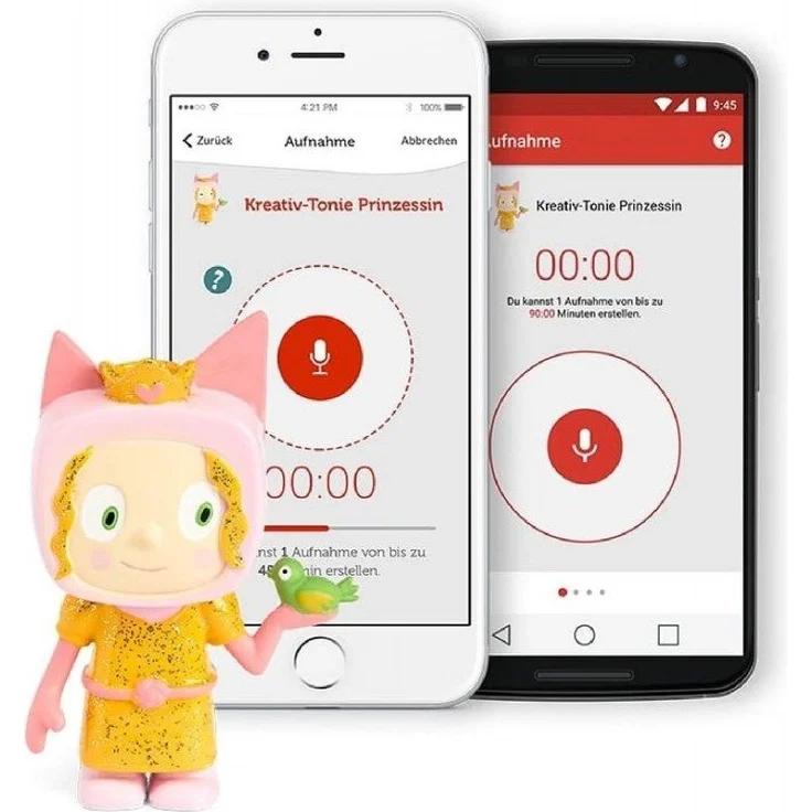 Tonies 'Kreativ-Tonie Prinzessin', Hörfigur mit 90 Minuten Speicherkapazität für deine Musik, Geschichten, Hörbücher und eigene Audiodateien, ab 3 Jahren – Bild 3