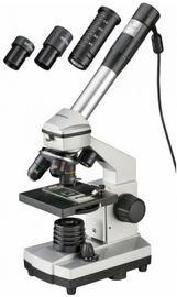 Mikroskopset junior 40-1024x Stahl weiß 22-teilig