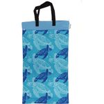 Avo&Cado Nasstasche Duo (XL) mit Trockenfach (Schildkröten/hellblau)