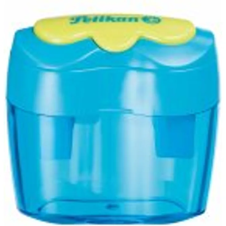 Pelikan Doppel Anspitzer Flower AF blau, 1er Set