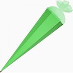 Roth Schultüte - 85cm Eckig Grün