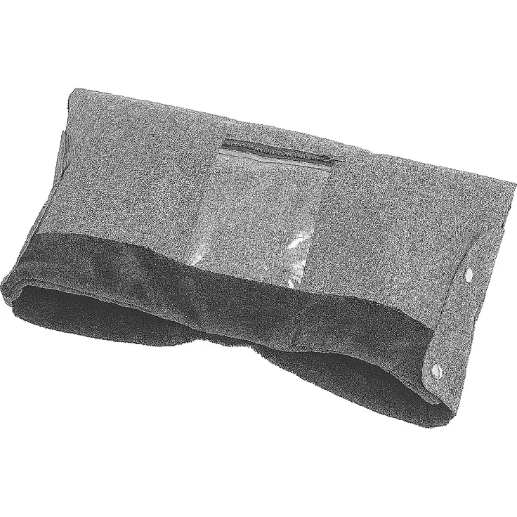 ALTABEBE Handwärmer mit Handytasche 01 dunkelgrau/schwarz