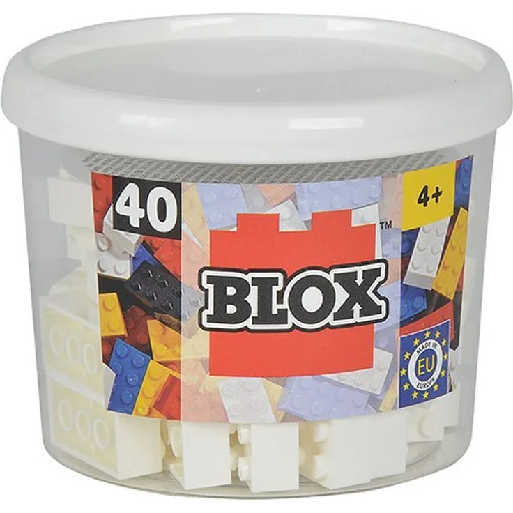 Simba - Blox Steine in Dose, 40 Teile, weiß (104118890)