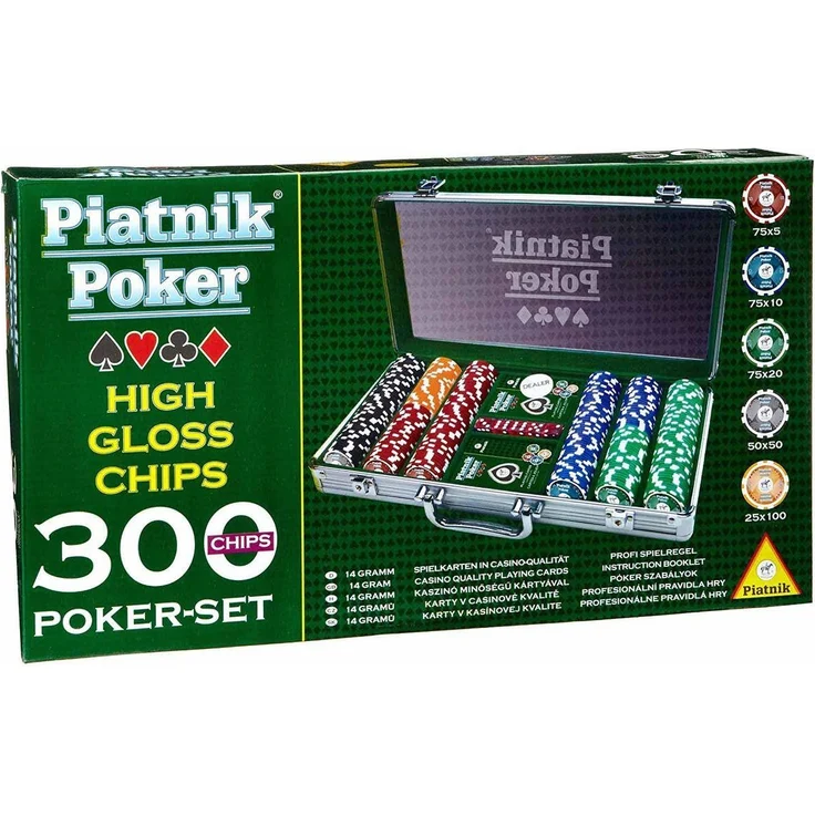 Piatnik Pokerkoffer mit 300 Chips – Bild 1