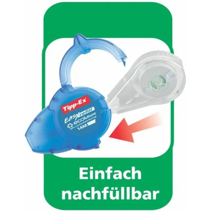 BIC Korrekturroller Tipp-Ex Easy Refill inkl. 1 Nachfülleinheit – Bild 9