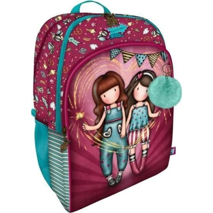 Santoro London School Backpack - Gorjuss - Fairground - Fireworks