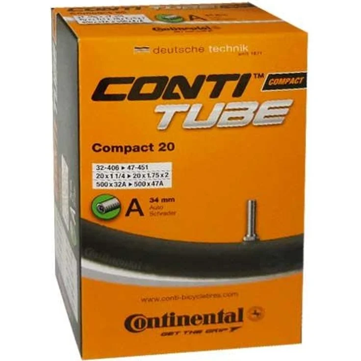 Schlauch Continental Conti Compact 20 20x1 1/4-1. 75" 32/47-406 AV 40mm