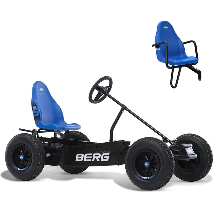 BERG Gokart B. Pure Blue blau BFR inkl. Soziussitz