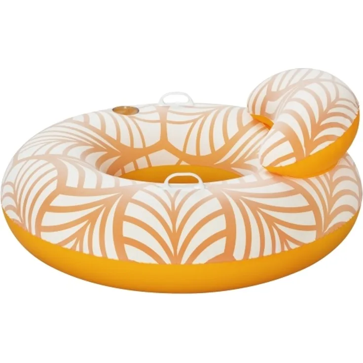 Bestway 43643 / 23 Orange Weiß Schwimmendes Rohr Muster Junge/Mädchen 90 kg 1 Person(en)