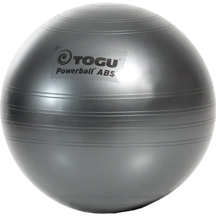 TOGU Gymnastikball Powerball ABS Sitzball Büroball Fitnessball 45 cm, Anthrazit – Bild 1