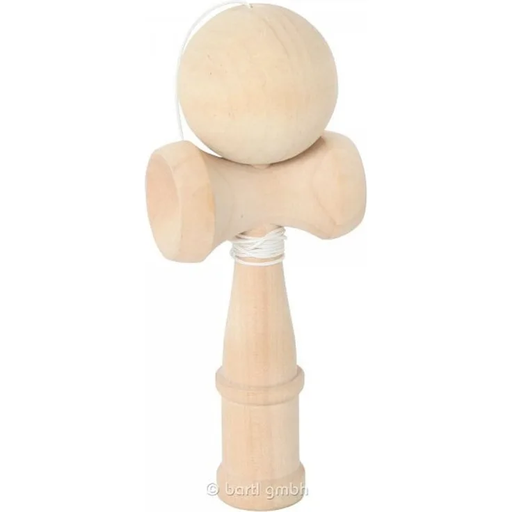 BARTL Fang den Ball, natur, aus Holz gefertigt, NEU & OVP, inkl. Schnur, NEU