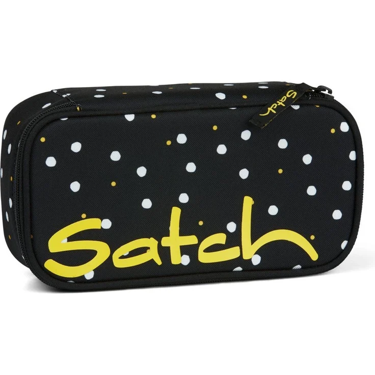 Satch 'Schlamperbox Lazy Daisy', 22 x 6 x 10 cm, schwarz/weiß/gelb – Bild 1