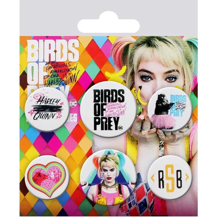 GB Eye - Birds of Prey - Ansteckbutton-Set, 6 -teilig