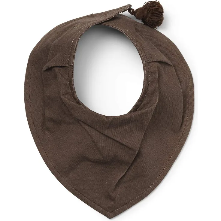 Elodie Details Baby Lätzchen Dreieckstuch Halstuch aus Baumwolle - Chocolate, Braun