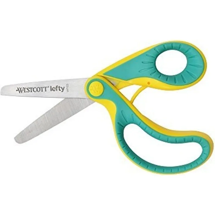 ACME - Ergo Softgrip Schere Linkshänder, runde Spitze, 1 Stück