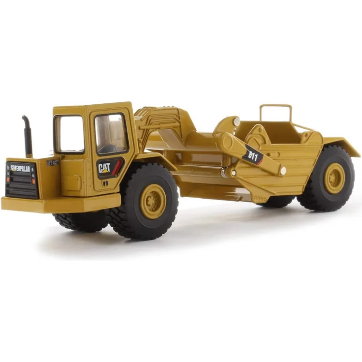 Diecast Masters 85695 - Caterpillar Scraper 611, detailgetreues CAT Baufahrzeug in Displayfenster-Box, Maßstab 1:64, ca. 19,1 x 5,1 x 5,4 cm, ab 8 Jahren, für Sammler und als Geschenk geeignet