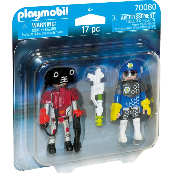 Playmobil Space 70080 'DuoPack Spacepolizist und Ganove', 17 Teile, ab 4 Jahren