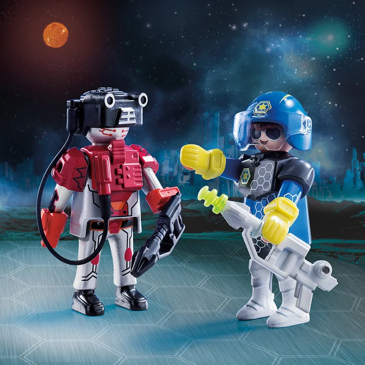 Playmobil Space 70080 'DuoPack Spacepolizist und Ganove', 17 Teile, ab 4 Jahren – Bild 3