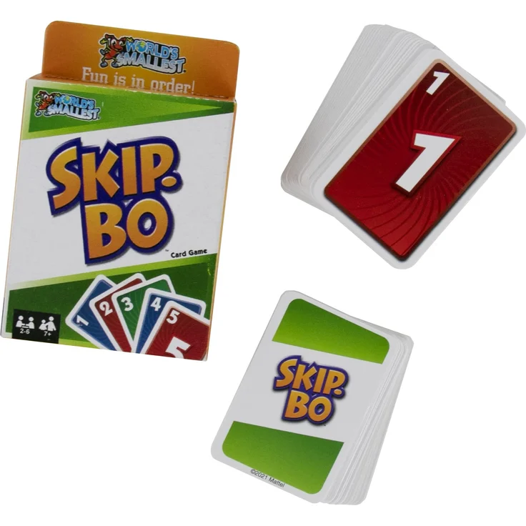 Worlds Smallest Super Impulse - 361225 Skip-BO - das weltbekannte Kartenspiel als Mini-Version, ab 7 Jahre – Bild 1