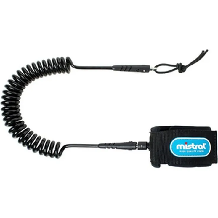 Mistral Basic SUP Spiral Boardleash Line Knoechelbefestigung 243 cm