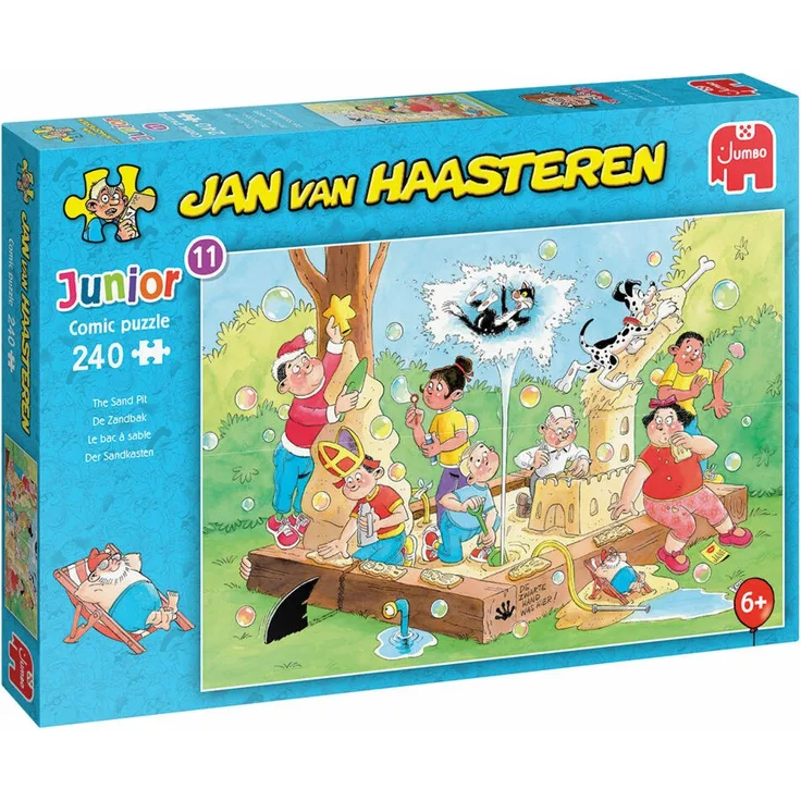 Jumbo Spiele 20082 Jan van Haasteren Junior 11 Der Sandkasten 240 Teile Puzzle