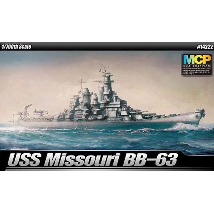 Academy ACA14401 1:400-USS Missouri BB-63