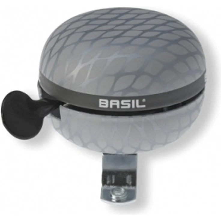 Basil Ding-Dong Glocke Noir silver metallic, Ø 60mm