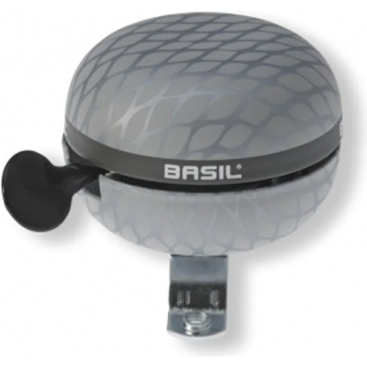 Basil Ding-Dong Glocke Noir silver metallic, Ø 60mm