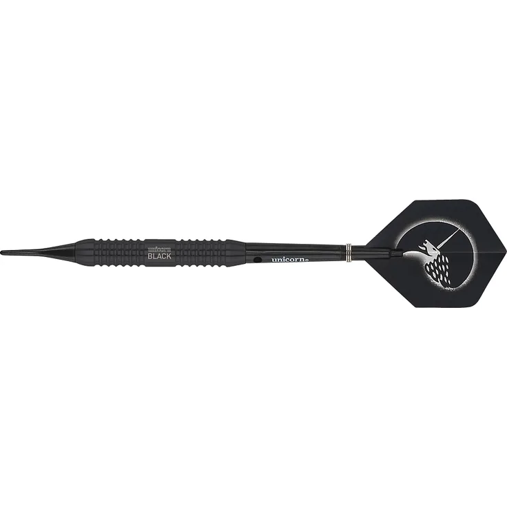 Unicorn Core Plus Black Soft Darts, 19 Gr. / Inhalt 1 Stück